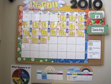 Calendar Time - Confessions of a Homeschooler